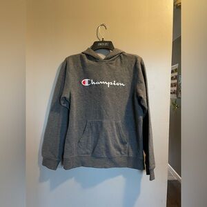 Champion gray kids hoodie